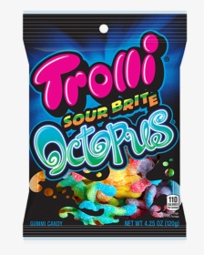 Trolli, Sour Brite Octopus, - Trolli Candy, HD Png Download, Transparent PNG
