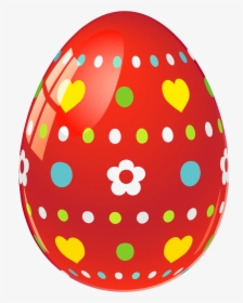 Easter Egg Clipart Red, HD Png Download, Transparent PNG