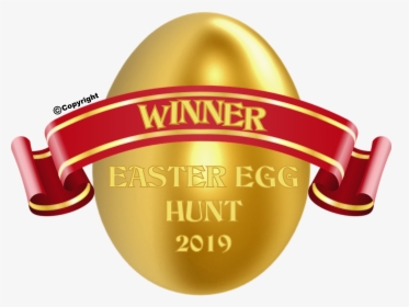 Golden Easter Egg - Banner Shapes Vector Png, Transparent Png, Transparent PNG
