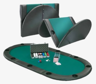 Oval Folding Table Top - Poker Tischauflage, HD Png Download, Transparent PNG