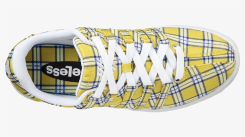 Authentic K-swiss Classic Vn T Clueless Yellow Plaid - Plaid, HD Png Download, Transparent PNG