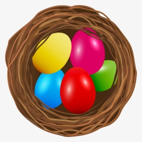 Easter Egg Nest Transparent Png Clip Art Image - Easter Nest Clipart, Png Download, Transparent PNG