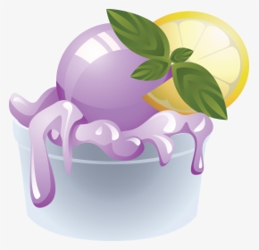 Ice Cream Png Image - Purple Cream Png, Transparent Png, Transparent PNG