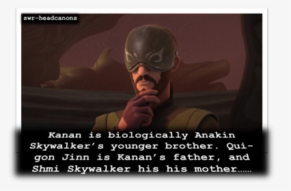 Kanan Is Biologically Anakin Skywalker’s Younger Brother - Rock Gospel, HD Png Download, Transparent PNG