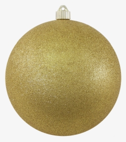 Christmas By Krebs Large Christmas Ornaments Gold Glitter - Gold Christmas Ornaments, HD Png Download, Transparent PNG