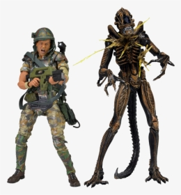 I Thought The Aliens Creatures Were Played By Normal - Neca Aliens Hudson 2 Pack, HD Png Download, Transparent PNG