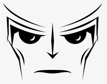 Robot, Android, Alien, Eyes, Face, Monster, Stern - Black And White Faces Of Robot, HD Png Download, Transparent PNG