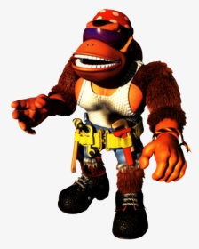 Funky Kong Artwork - Funky Kong Donkey Kong Country 3, HD Png Download, Transparent PNG