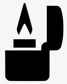 Lighter Zippo Flame Fire - Lighter Png Logo, Transparent Png, Transparent PNG