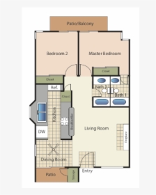 0 For The Allure Floor Plan - Elán Sandcastle Shores Apartments, HD Png Download, Transparent PNG