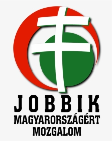Kkejob Muz Crescent Cross Logo - Jobbik Party, HD Png Download, Transparent PNG