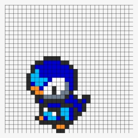 Fuse Bead Piplup Perler Bead Pattern / Bead Sprite - Pokemon Pixel Art Piplup, HD Png Download, Transparent PNG