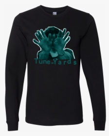 Black Hands L/s T-shirt - Long-sleeved T-shirt, HD Png Download, Transparent PNG