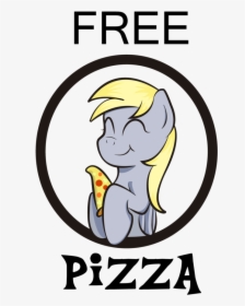 Moonlightfan, Derpy Hooves, Eyes Closed, Food, Free - Hate Valentines Day, HD Png Download, Transparent PNG