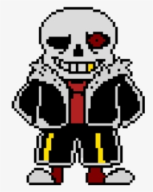 Sans Undertale Sprite Png , Transparent Cartoons - Battle Sans Pixel Art,  Png Download - vhv