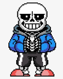 Transparent Sans Sprite Png - Undertale Sans The Skeleton, Png Download, Transparent PNG