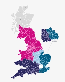 South Wales Uk Map, HD Png Download, Transparent PNG