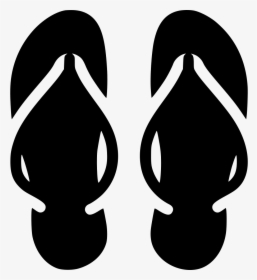 Slippers Svg Png Icon Free Download - Slippers Black And White Png, Transparent Png, Transparent PNG