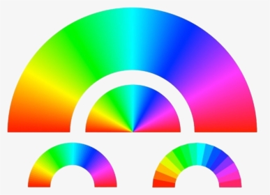 Color Wheel Half Circle, HD Png Download, Transparent PNG