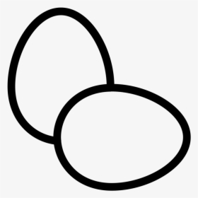 Black And White Egg Png - Egg Icon Png, Transparent Png, Transparent PNG