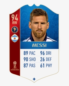 Lionel Messi Fifa 18 World Cup - Fifa 18 World Cup Messi, HD Png Download, Transparent PNG