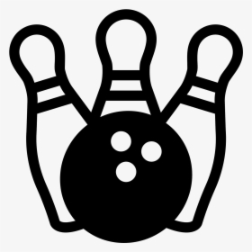 Transparent Strike Clipart - Bowling Ball Silhouette Png, Png Download, Transparent PNG