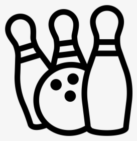 Bowling Ball Silhouette Png, Transparent Png, Transparent PNG