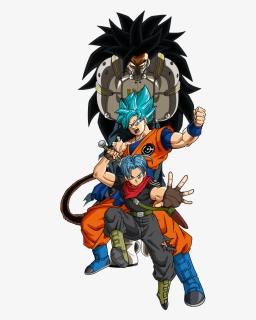 Son Goku Android 21 Android 16 Trunks Beat Evil Saiyan - Dragon Ball Heroes Evil Saiyan, HD Png Download, Transparent PNG