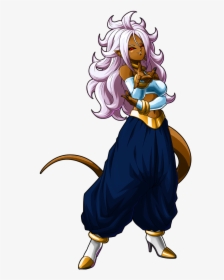Nate On Twitter - Android 21 Cell Absorbed, HD Png Download, Transparent PNG