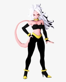 Dbfz-evil Android 21 By Mrtermi988 - Evil Majin Android 21, HD Png Download, Transparent PNG