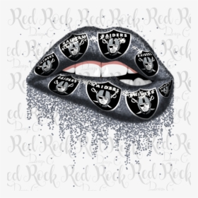 Oakland Raiders Lips, HD Png Download, Transparent PNG