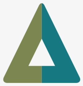 Green Blue Triangle Logo - Triangle, HD Png Download, Transparent PNG