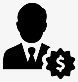 Dollar User Person Financial - Businessman Icon Png, Transparent Png, Transparent PNG