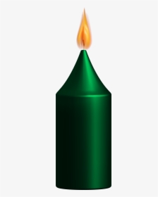Green Candle Png Clip Art - Green Candle Clip Art, Transparent Png, Transparent PNG