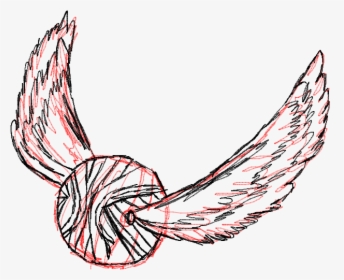 Golden Snitch Drawing - Clip Art Golden Snitch, HD Png Download, Transparent PNG