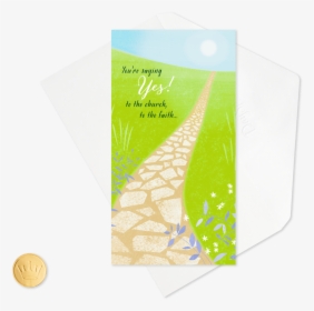 Stone Path Confirmation Money Holder Card - Graphic Design, HD Png Download, Transparent PNG