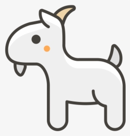 Transparent Cow Icon Png - Kambing Emoji, Png Download, Transparent PNG