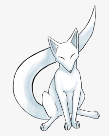 Drawn Spirit Fox - Drawing, HD Png Download, Transparent PNG