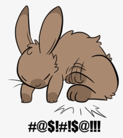 Angry Thumper - Domestic Rabbit, HD Png Download, Transparent PNG