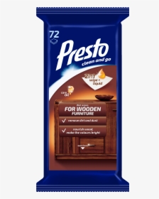 Cleaning Wet Wipes For Wooden Furniture - Presto Ściereczki Do Mebli, HD Png Download, Transparent PNG