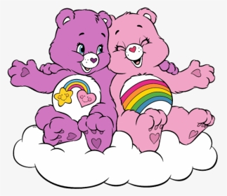 Care Bears And Cousins Clip Art Images - Pink And Purple Care Bear, HD Png Download, Transparent PNG