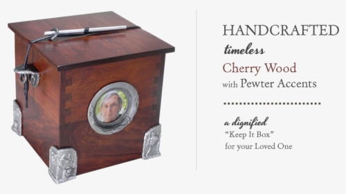 Handcrafted Timeless Cherry Wood Memorial Urns - Table, HD Png Download, Transparent PNG