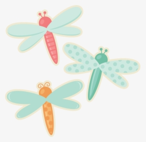 Daily Freebie Miss Kate Cuttables Dragonfly Set Svg - Clipart Dragonfly Cute, HD Png Download, Transparent PNG