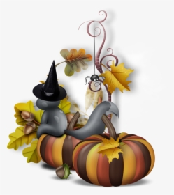B *✿* Pumpkin Png, Halloween Cartoons, Cartoon Gifs, - Transparent Halloween Cats Gif, Png Download, Transparent PNG