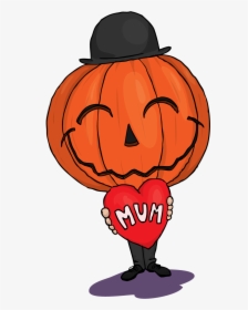 Mum Of Pumpkin - Jack-o'-lantern, HD Png Download, Transparent PNG
