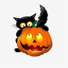 Halloween Clipart Pumpkin Carving Halloween Clip Art - Pumpkin Transparent Halloween Cartoon, HD Png Download, Transparent PNG