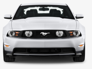 Front View Muscle Car Grill Png - Ford Mustang 2012 Front, Transparent Png, Transparent PNG