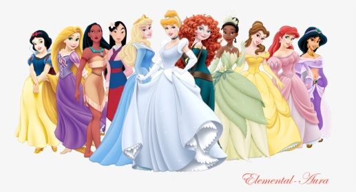Official Disney Princess Merida Disney Princess - Disney Princesses No Background, HD Png Download, Transparent PNG