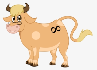 Cow Vector Bull - Female Cow Cartoon Character, HD Png Download, Transparent PNG
