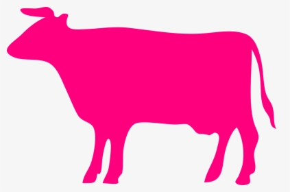 Cow Cattle Silhouette Free Photo - Cow Silhouette Free, HD Png Download, Transparent PNG